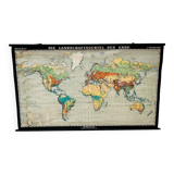 Educational map “the types of landscapes of the earth”