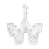 Carafe cristal et ses six verres