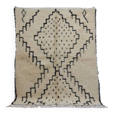 Tapis berbère laine fait main 195 x 155 cm