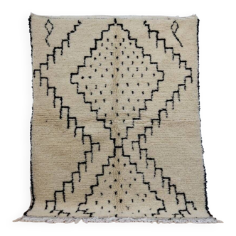 Tapis berbère laine fait main 195 x 155 cm