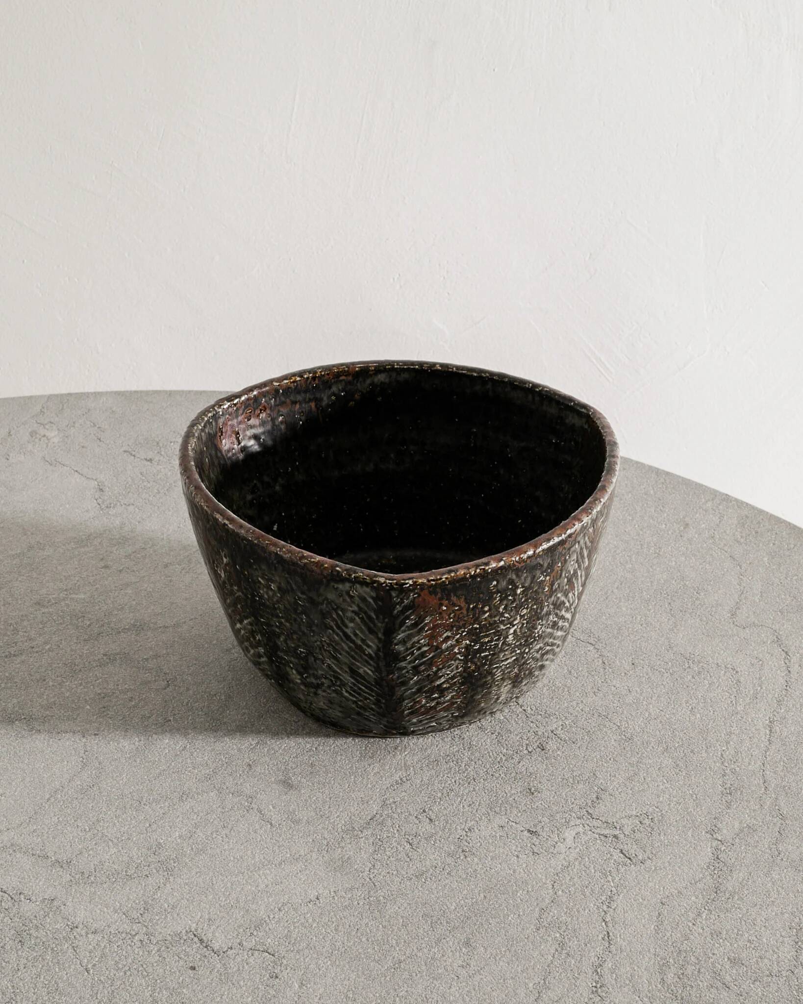 Vintage Swedish Mid Century Ceramic Bowl by Carl-Harry Stålhane, 1950s