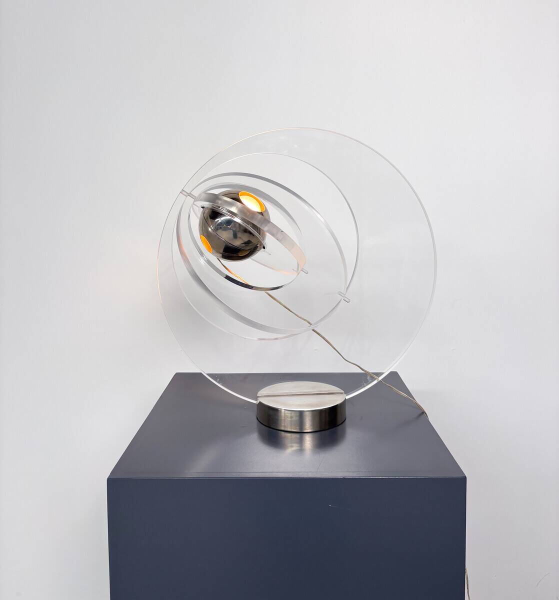 Satellite Table Lamp by Yonel Lebovici, 1969