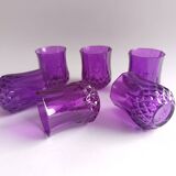 Verres Cristal d’Arques Longchamp violet