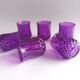 Verres Cristal d’Arques Longchamp violet