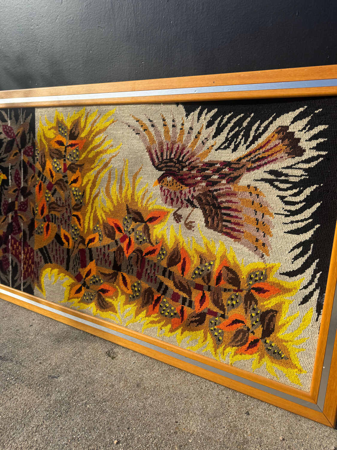 Tapestry by Jean Lurçat from the 1970s.