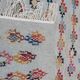 Handmade Berber handmade grey carpet 124x186cm