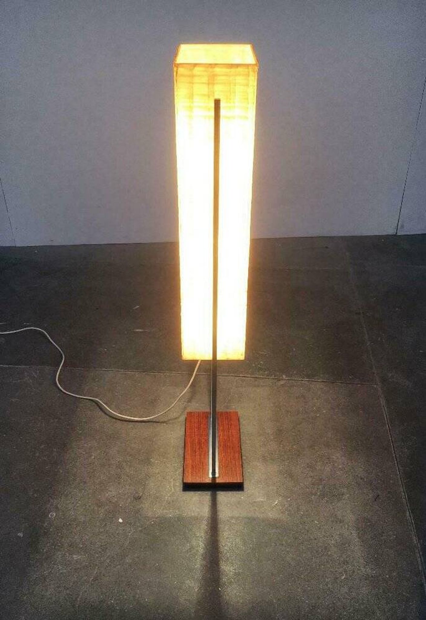 Mid-century German space age floor lamp by Hustadt Leuchten, 1960s.