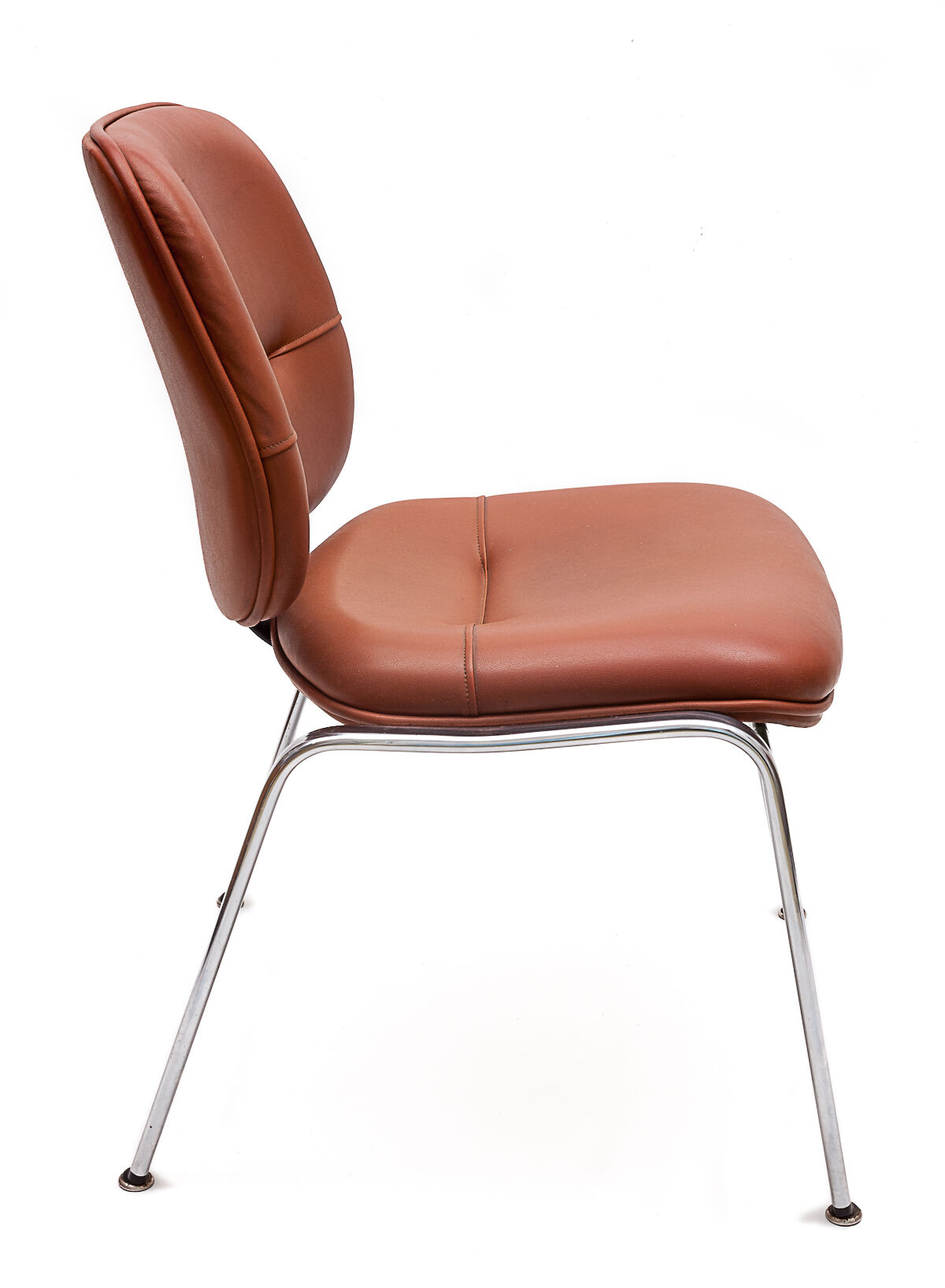 Pair of leather armchairs