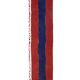 Minimalist Kilim, Red an Blue Perde from Eastern Anatolia, Turkey 3'4'' x 17'7''
