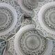 8 flat plates Terre de Fer "Earthenware"