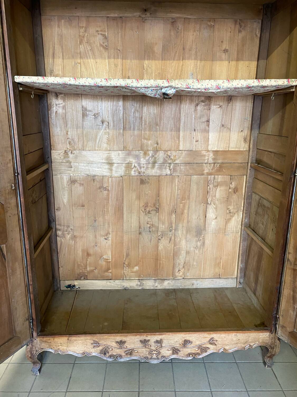 19th walnut wardrobe