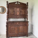 Meuble auvergnat brutaliste art populaire 1890