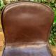 Gastone Rinaldi dining chairs covered with original cow leather, set of two, Italy, 1960s