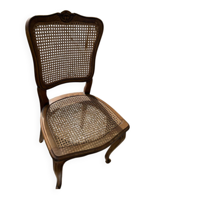 Chaise cannée style Louis XV
