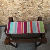 Ancien fauteuil bois accoudoirs courbés