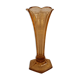 Art Deco Soliflore "American" orange, pink, crystal factory of Val Saint-Lambert Belgium