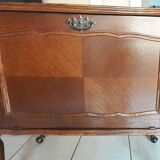 TV bar cabinet on casters