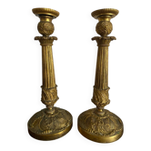 Pair of 19th-century candlesticks