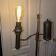19th Century reading floor lamp - Wild & Wessel burner in solid brass