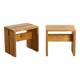 Pair of pine stools, French Alps circa 1970