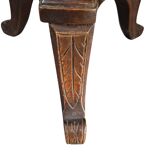 Sgabello a vite da Pianoforte Antico in Noce Inizio '900