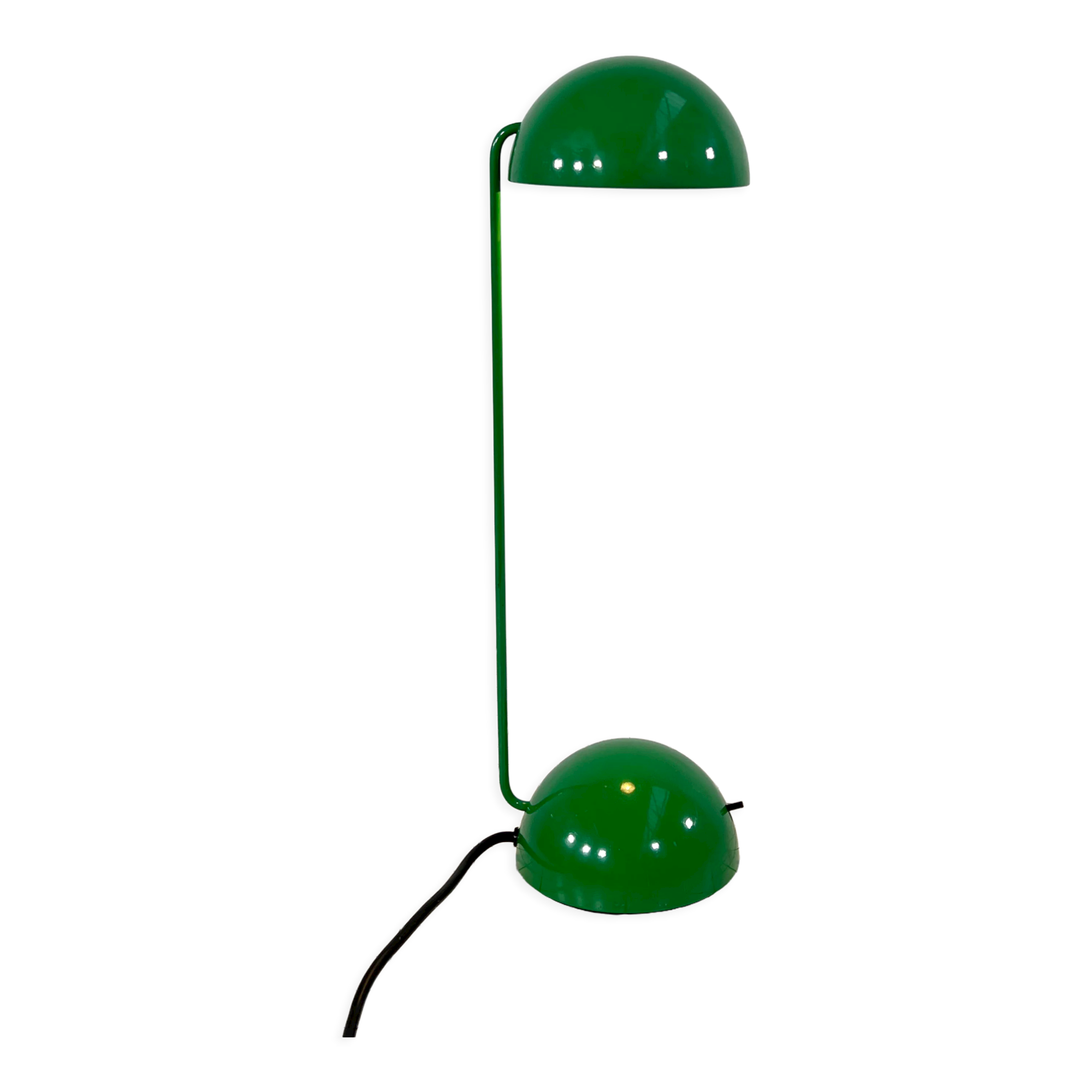 Green "bikini" table lamp by R. Barbieri & G. Marianelli for Tronconi, 1970