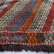 Large Vintage Turkish Kilim Rug 180x162 cm Wool Kelim, Square