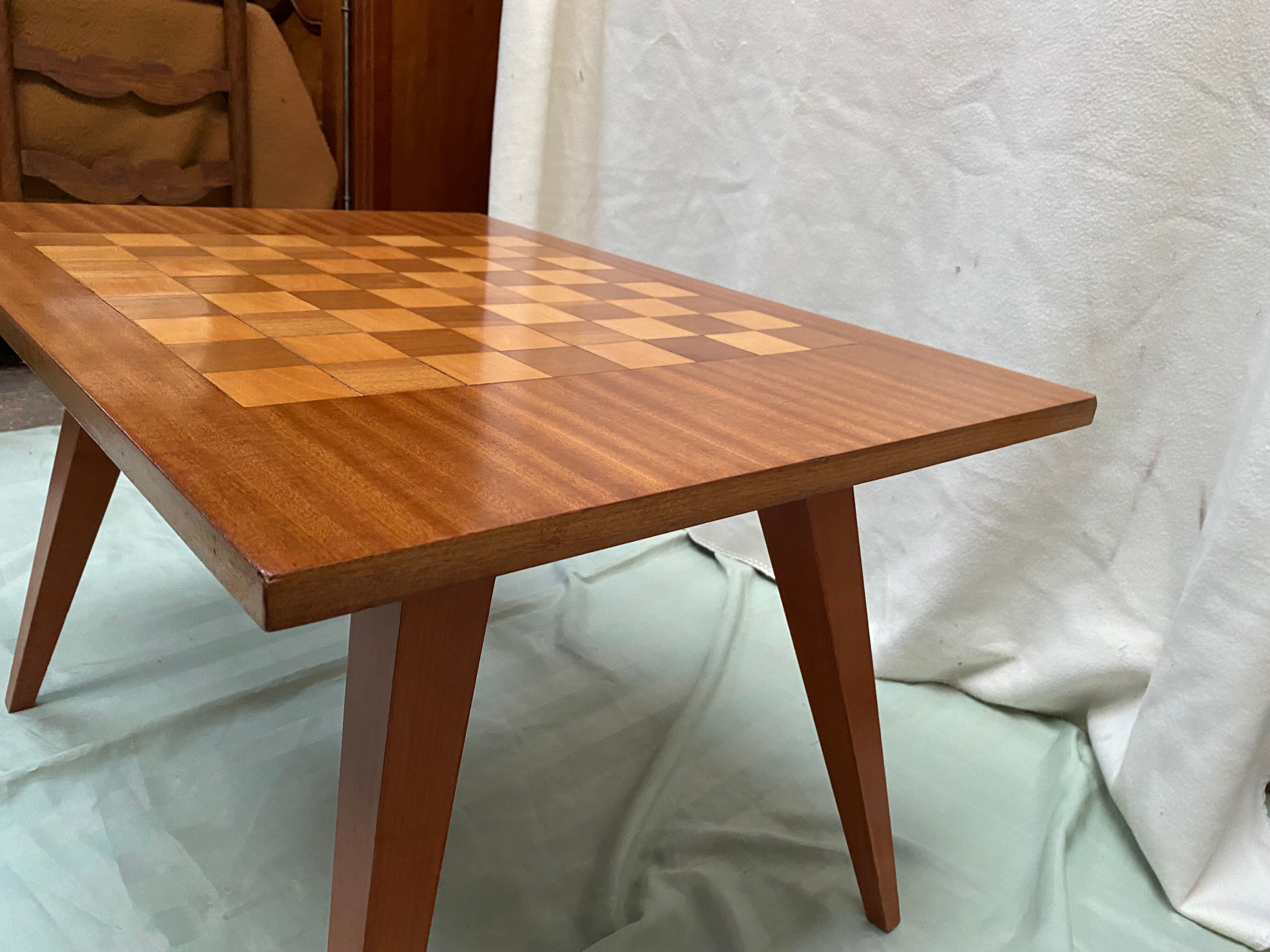 Chessboard coffee table