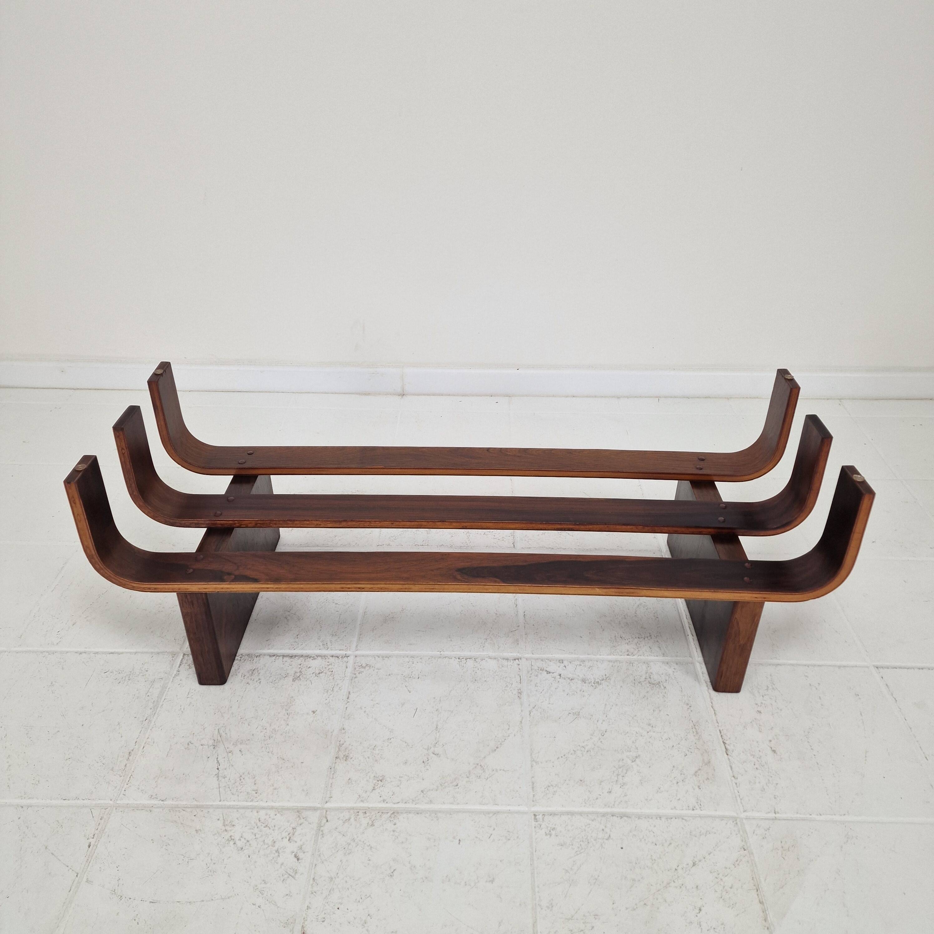 Table basse en teck élégante des années 60 par James Brown pour T.H. Brown, années 1970.