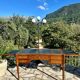 Louis XVI style solid mahogany and bronze flat desk, 19th century