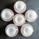 6 cups arcopal white opaline