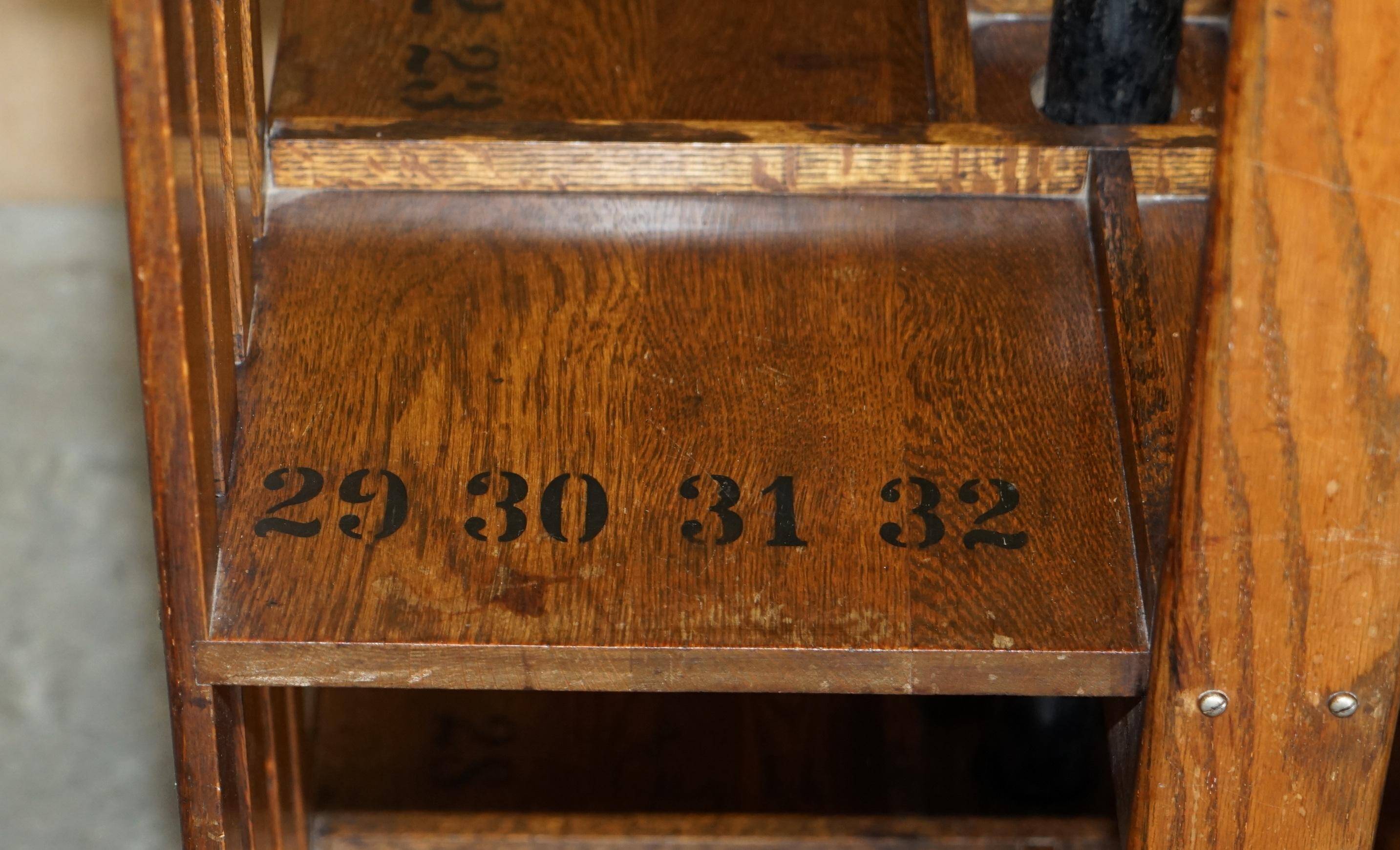 Victorian oak revolving library table circa 1880.
