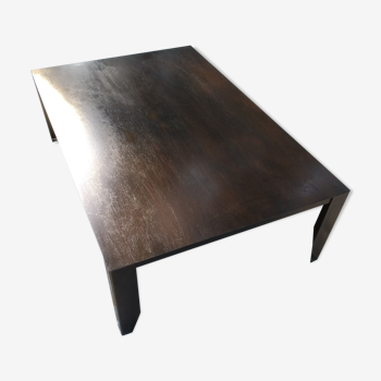 Metal industrial coffee table