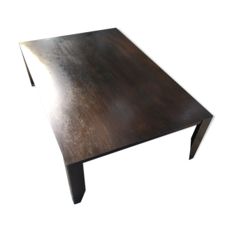 Metal industrial coffee table