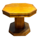 Designer side table – Hugues Chevalier – Solid wood and elegance