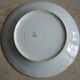 Set of 5 antique Limoges porcelain plates L.J.V with fruit decoration
