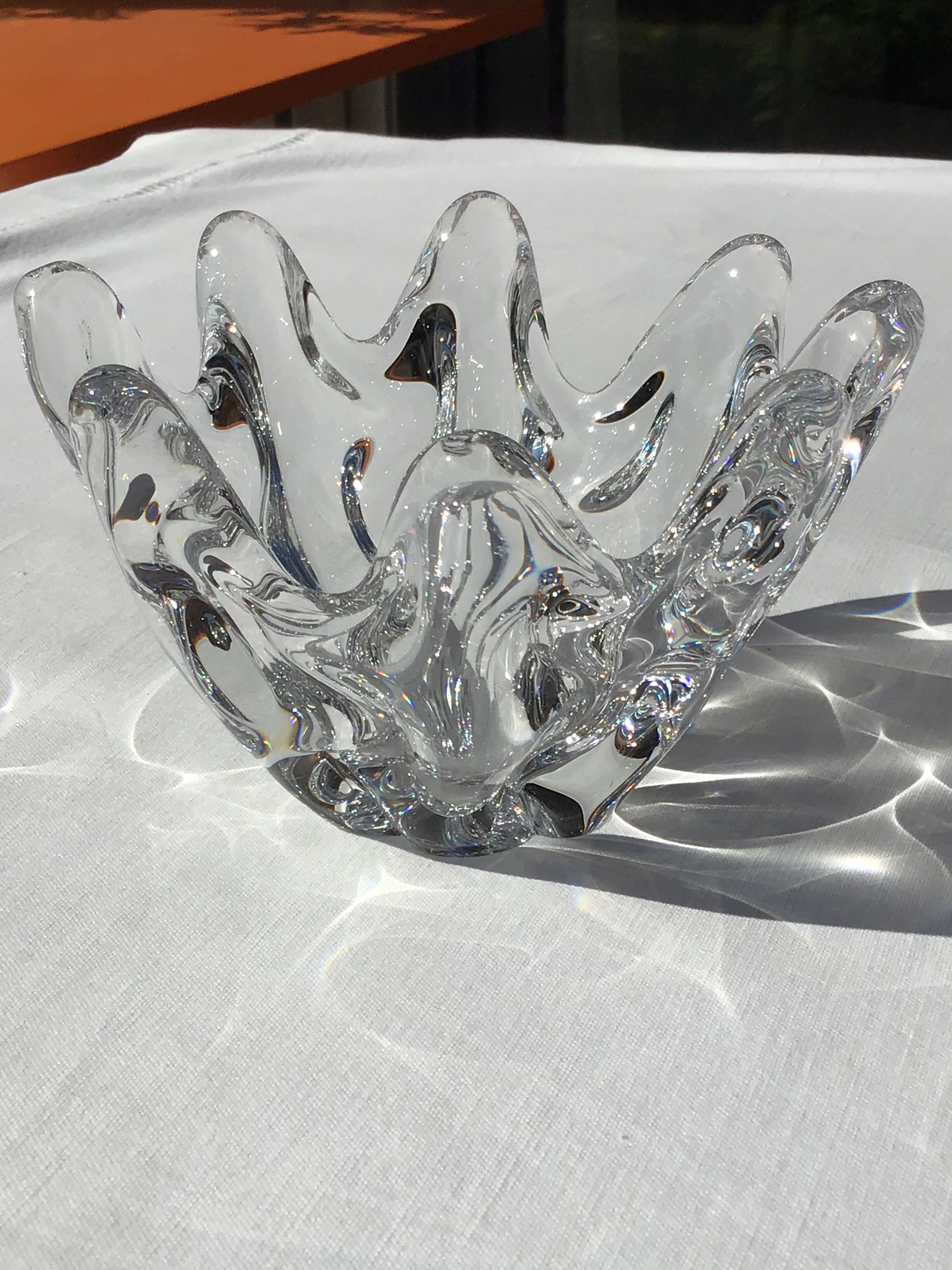 Daum cup vintage crystal