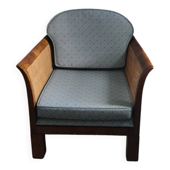 Cane armchair