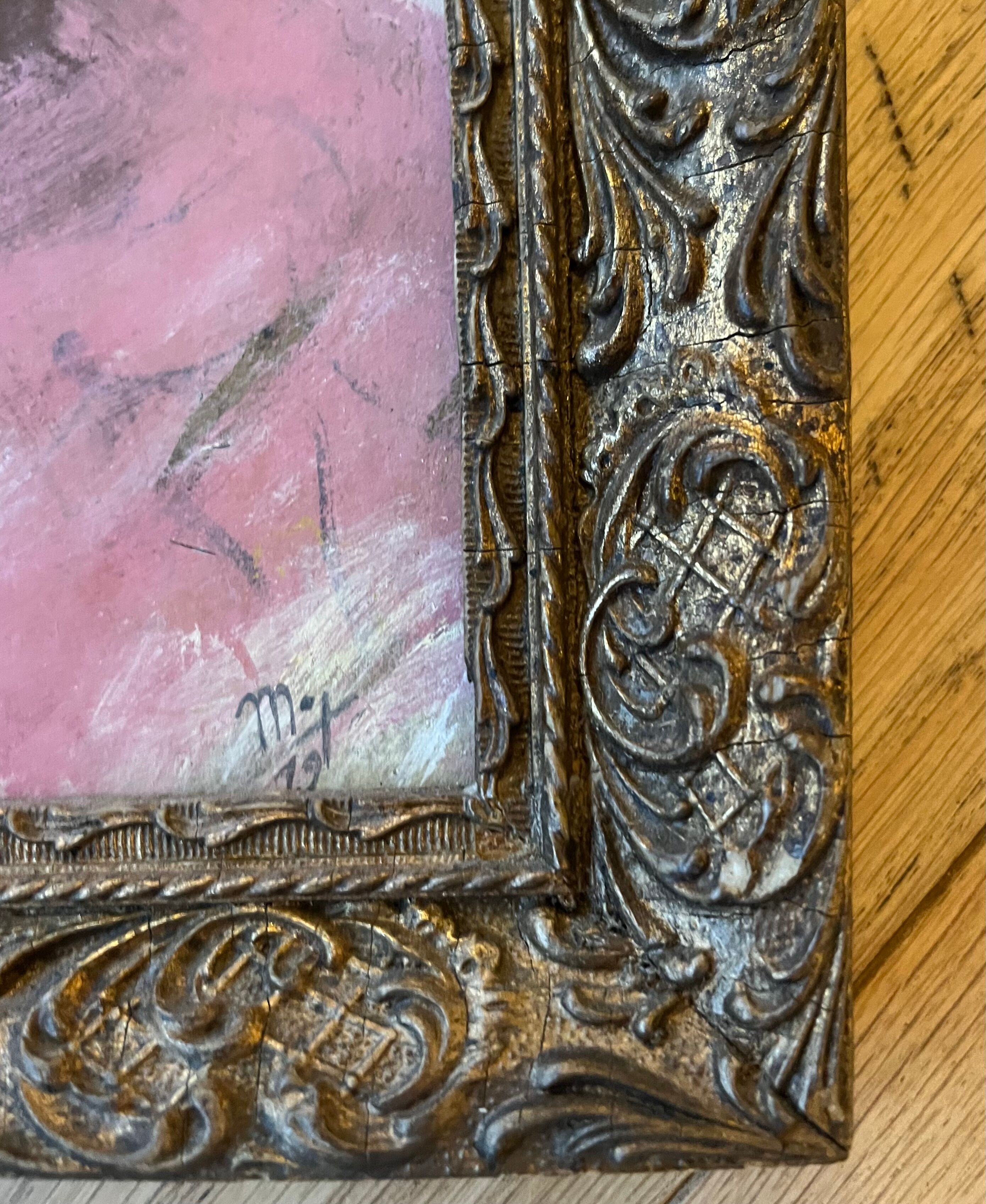 Young woman in profile