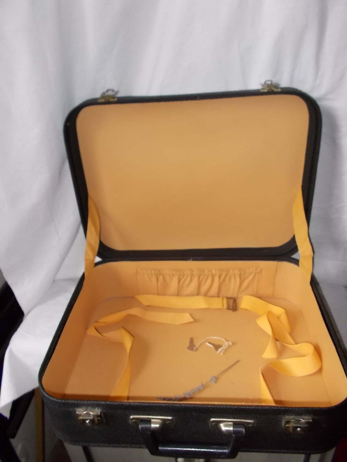 Black vintage suitcase