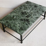 Table basse marbre et fer 1950