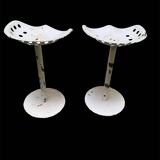 2 tractor seat stools