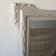 Large mirror with molding skated in gray 146 x 93 cm