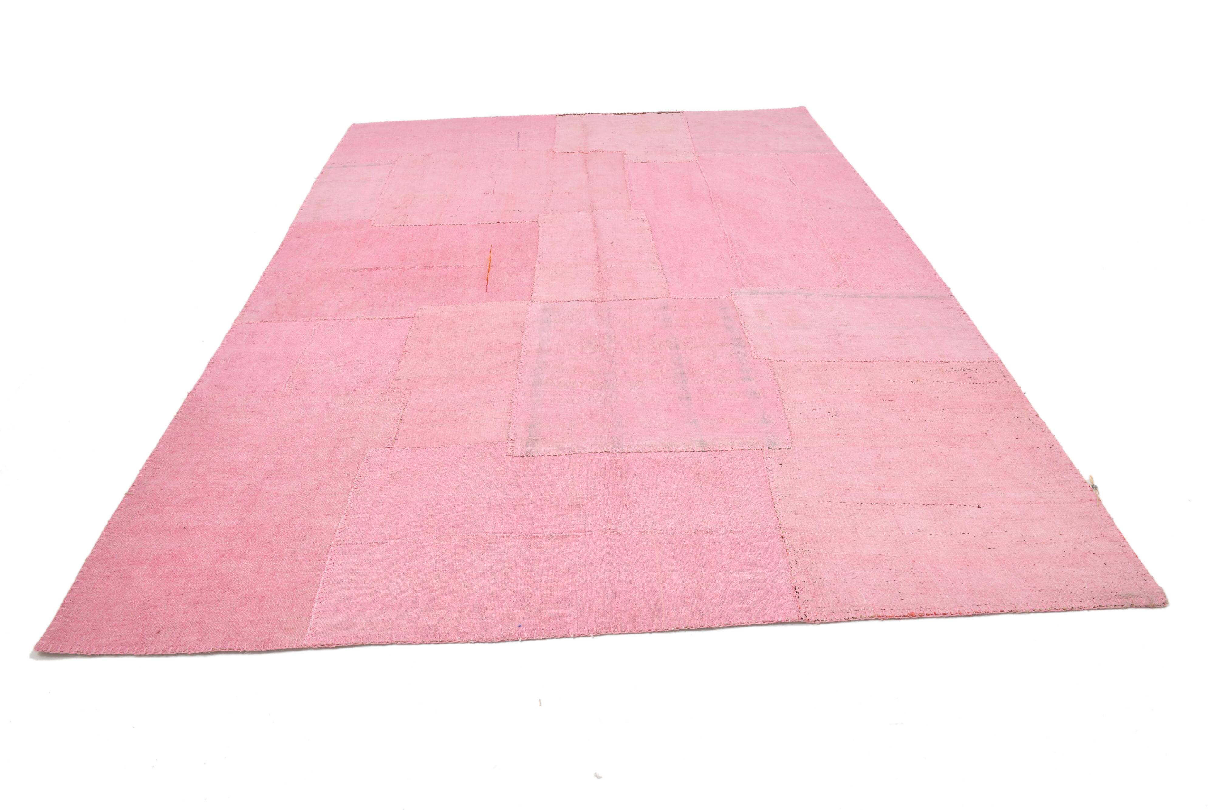 7x10 Shades Of Pink Kilin Rug, 214x306Cm
