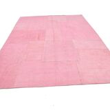 7x10 Shades Of Pink Kilin Rug, 214x306Cm