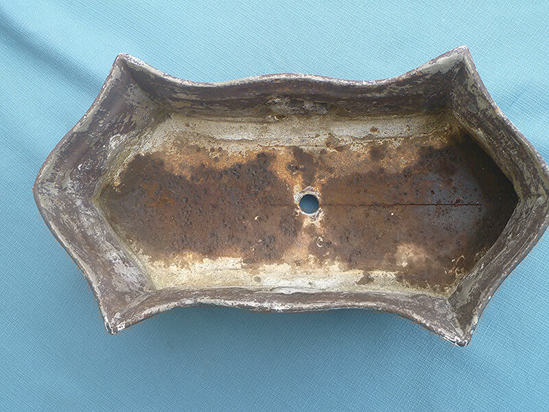 Ancient cast iron gardener