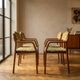 Bentwood armchairs, mid-century, upholstered, TON, 1960s, Czechoslovakia