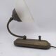 Brass and glass wall light.