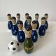 Wooden football bowling game