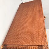 Secretary in wicker-style wicker rattan empire style